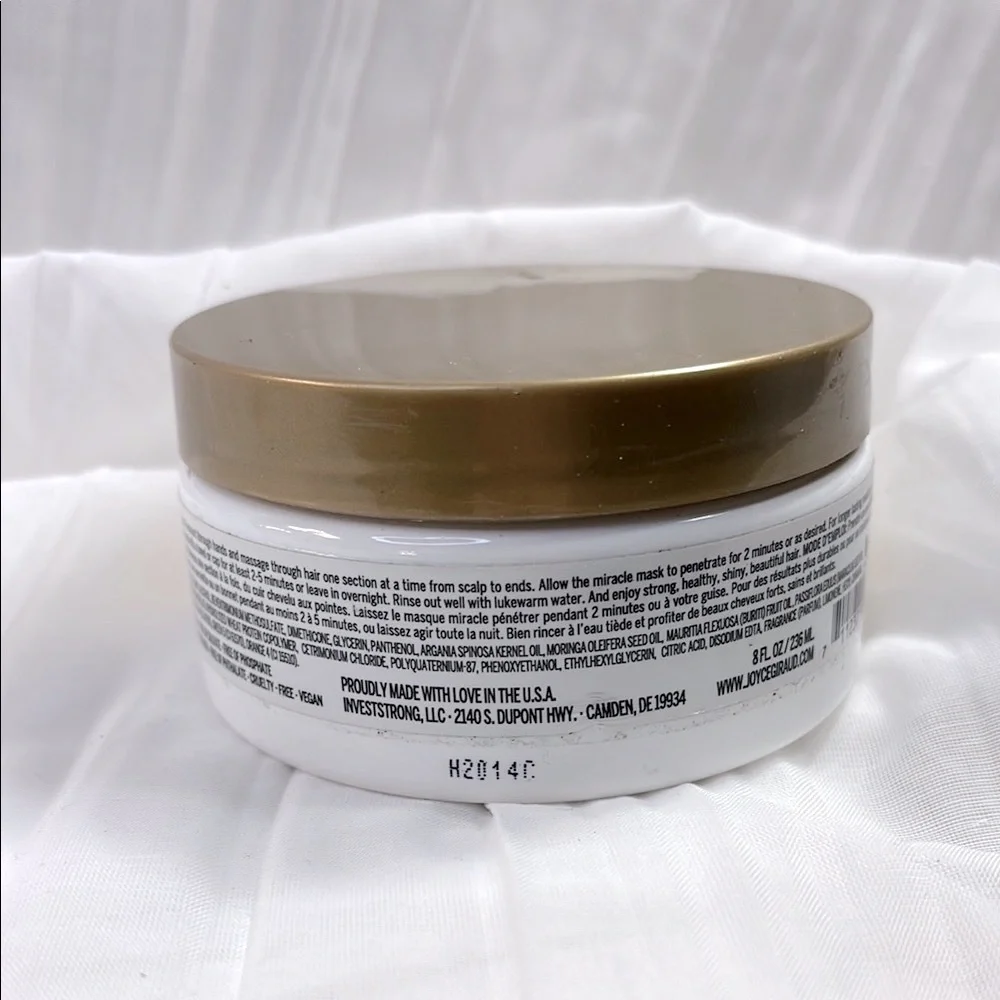 *NEW* JOYCE GIRAUD 2 minute Miracle Hair Mask 2 Jars - Picture 4 of 4